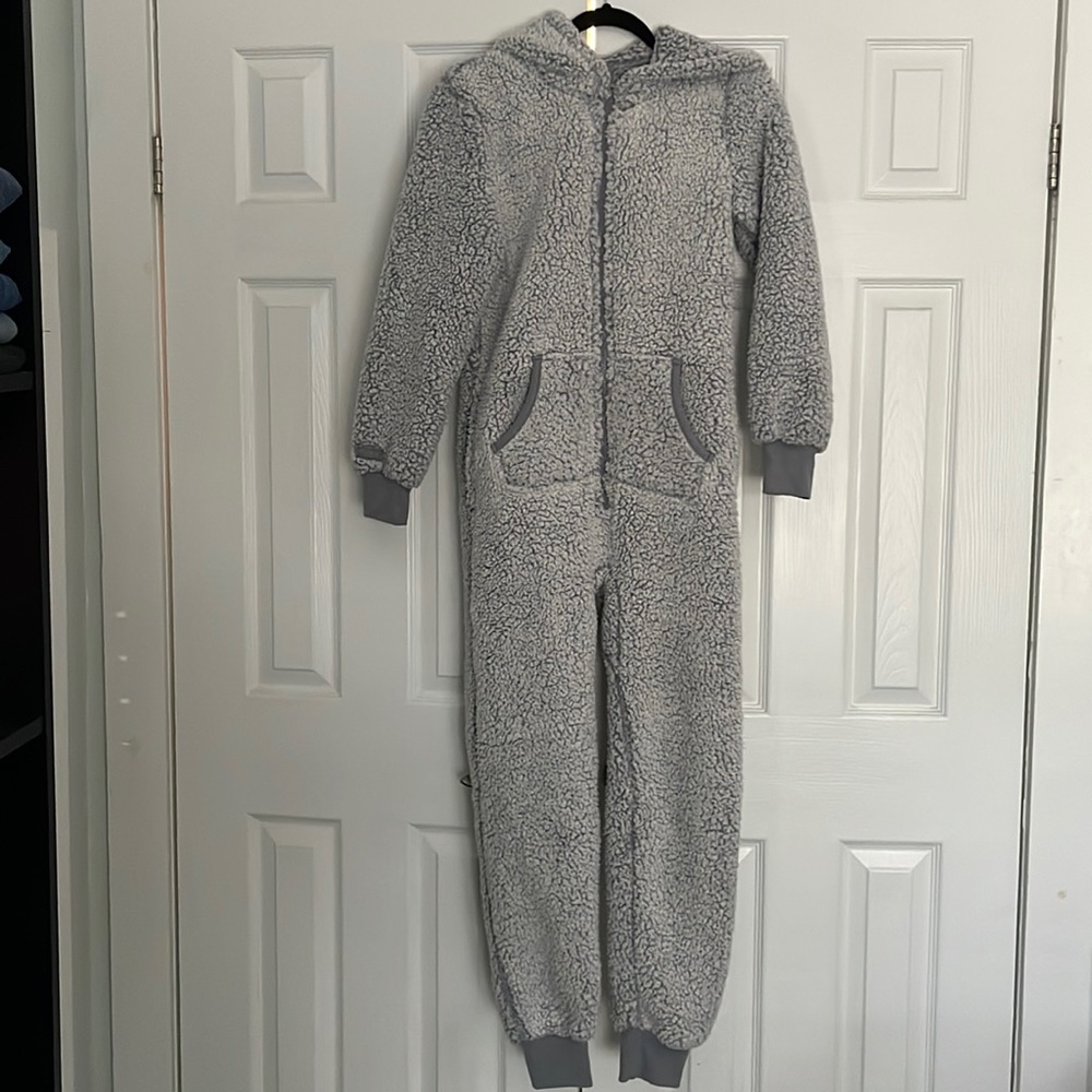 Victoria’s Secret pink Sherpa onesie
